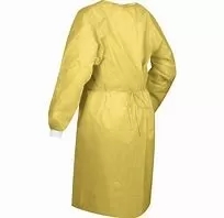Microporous Fabric Non Woven Isolation Gown , Disposable Patient Exam Gowns